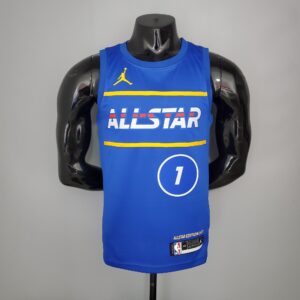 2021 WILLIAMSON#1 All Star Blue NBA Jersey
