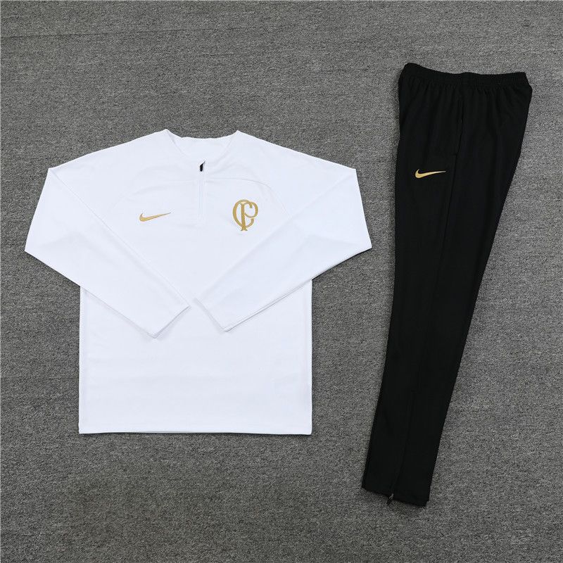 23-24 Corinthians white sweater tracksuit set 23-24 Corinthians white sweater tracksuit set