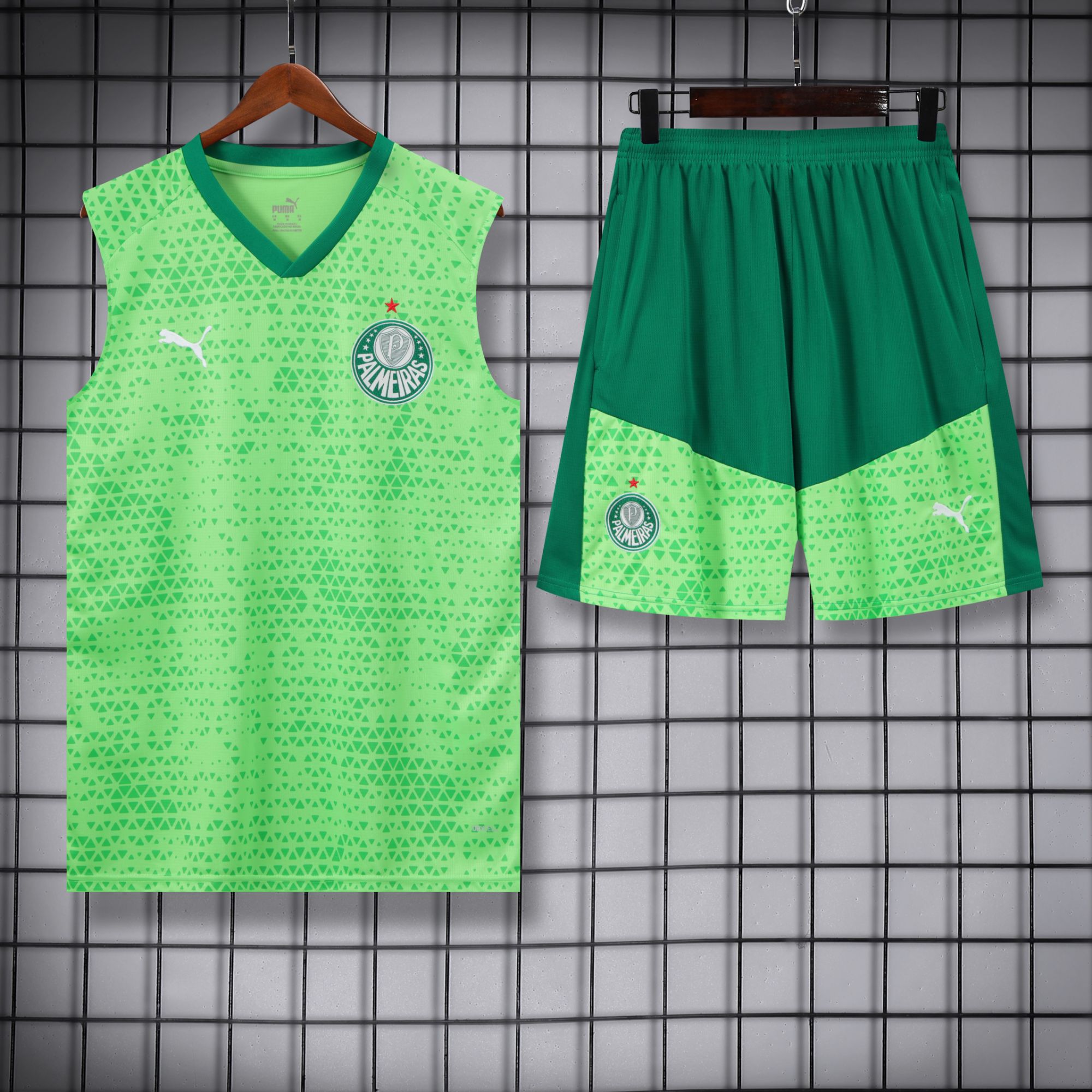 vest 24-25 Palmeiras medium green training vest set