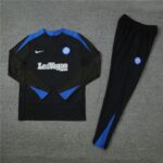 player version 24-25 inter black Sweater tracksuit set