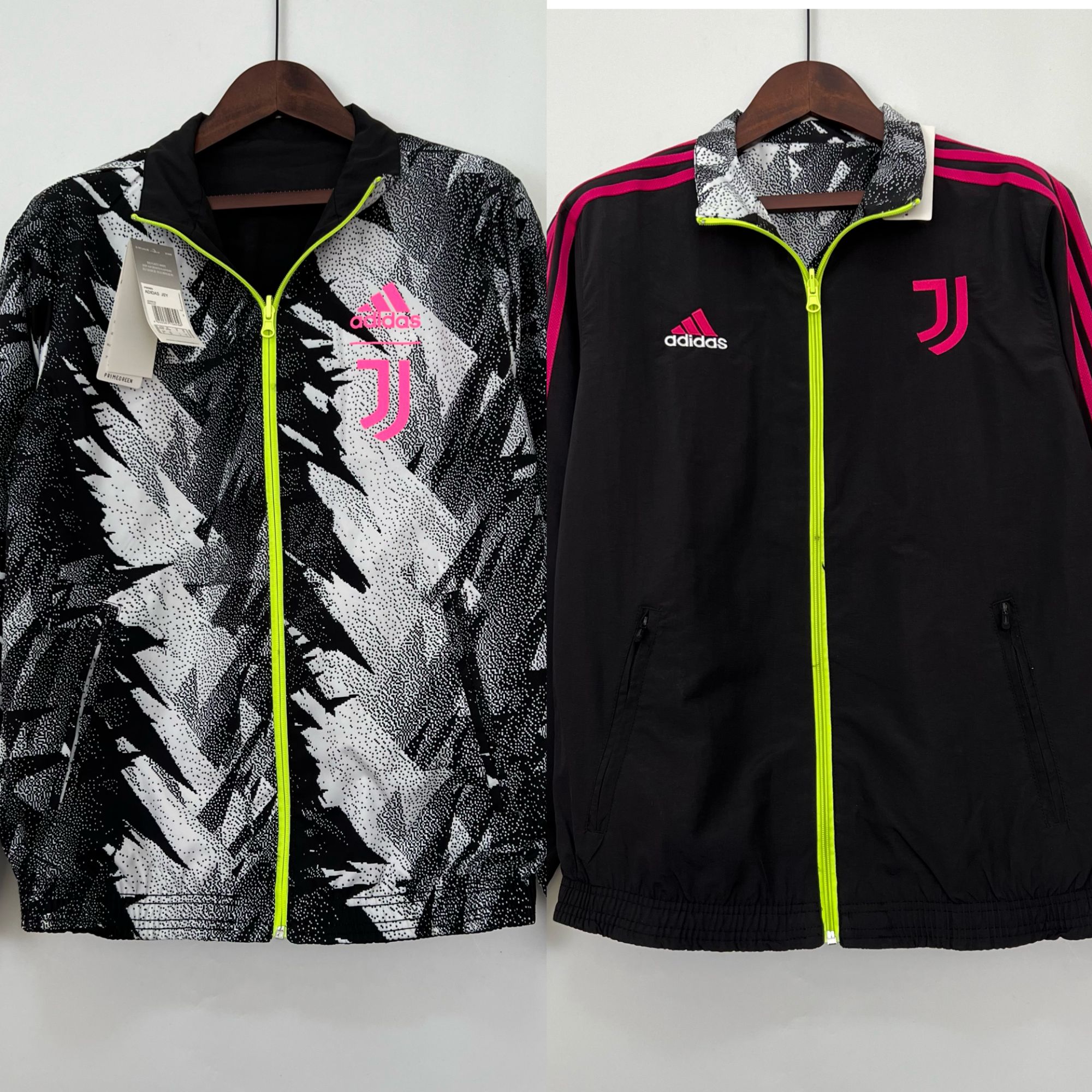23-24 Juventus double sided windbreaker