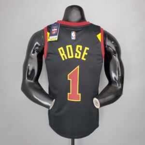 2021 ROSE#1 Cavaliers JORDAN Theme Limited Edition Black NBA Jersey