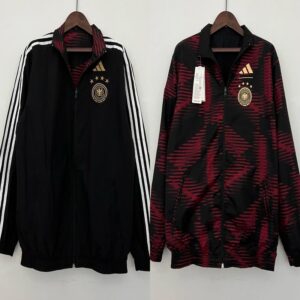 2022 Germany Trench Coat Reversible Black and Red
