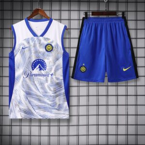 Vest 24-25 inter white blue training vest set
