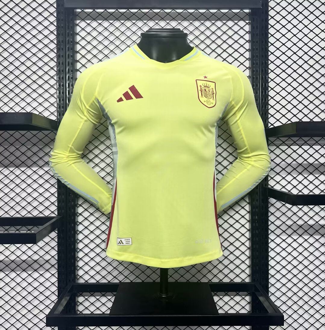 Spain 2024-25 Euro Away Long Sleeves Jersey – Player Version Spain 2024-25 Euro Away Long Sleeves Jersey – Player Version