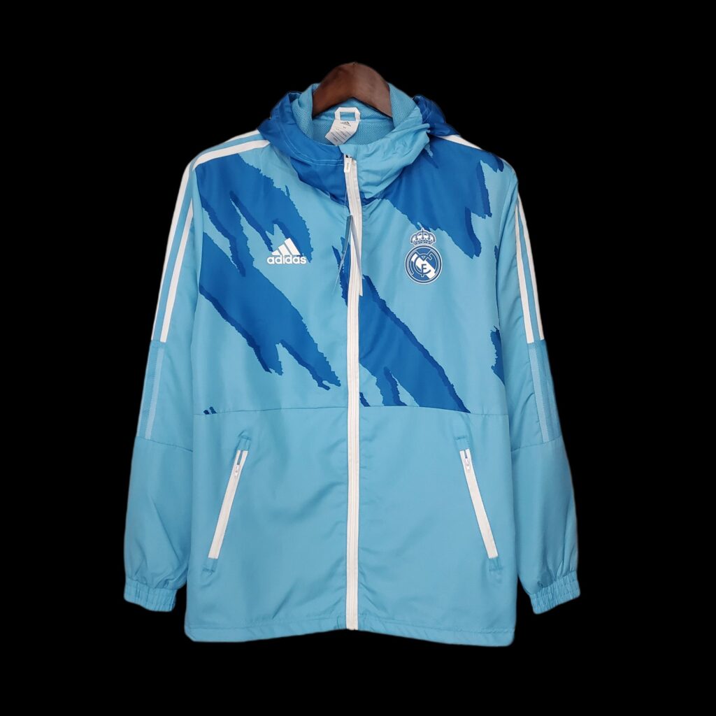 21-22 Windbreaker Real Madrid Blue Camouflage