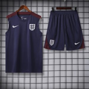 vest 24-25 England dark blue training vest set