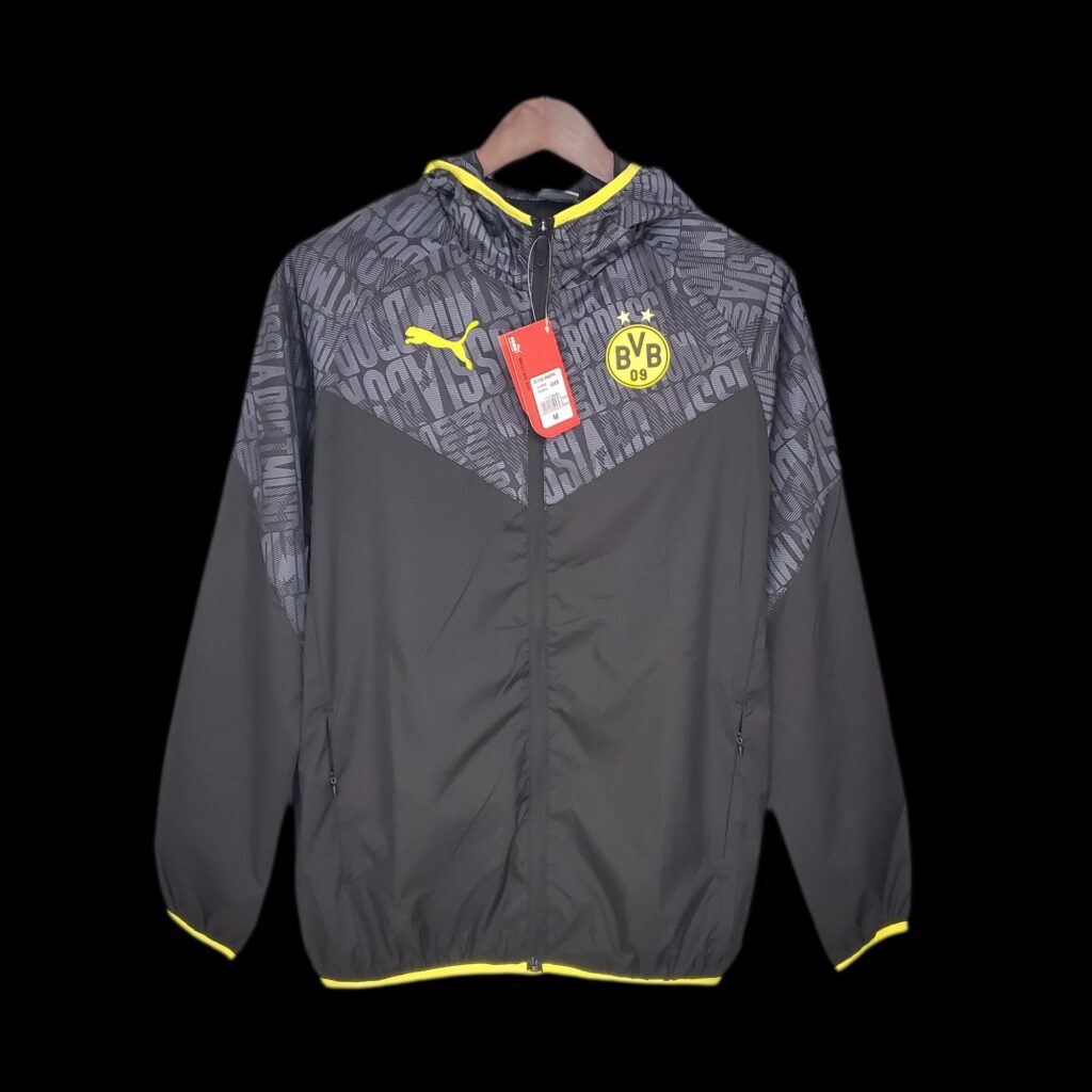 21-22 Windbreaker Dortmund Black Grey