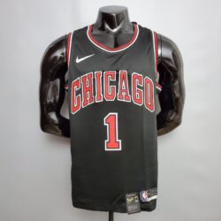 ROSE #1 Chicago Bulls black NBA jersey
