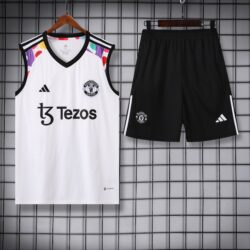 Vest 24-25 man u white training vest set