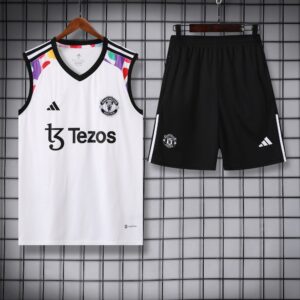 Vest 24-25 man u white training vest set