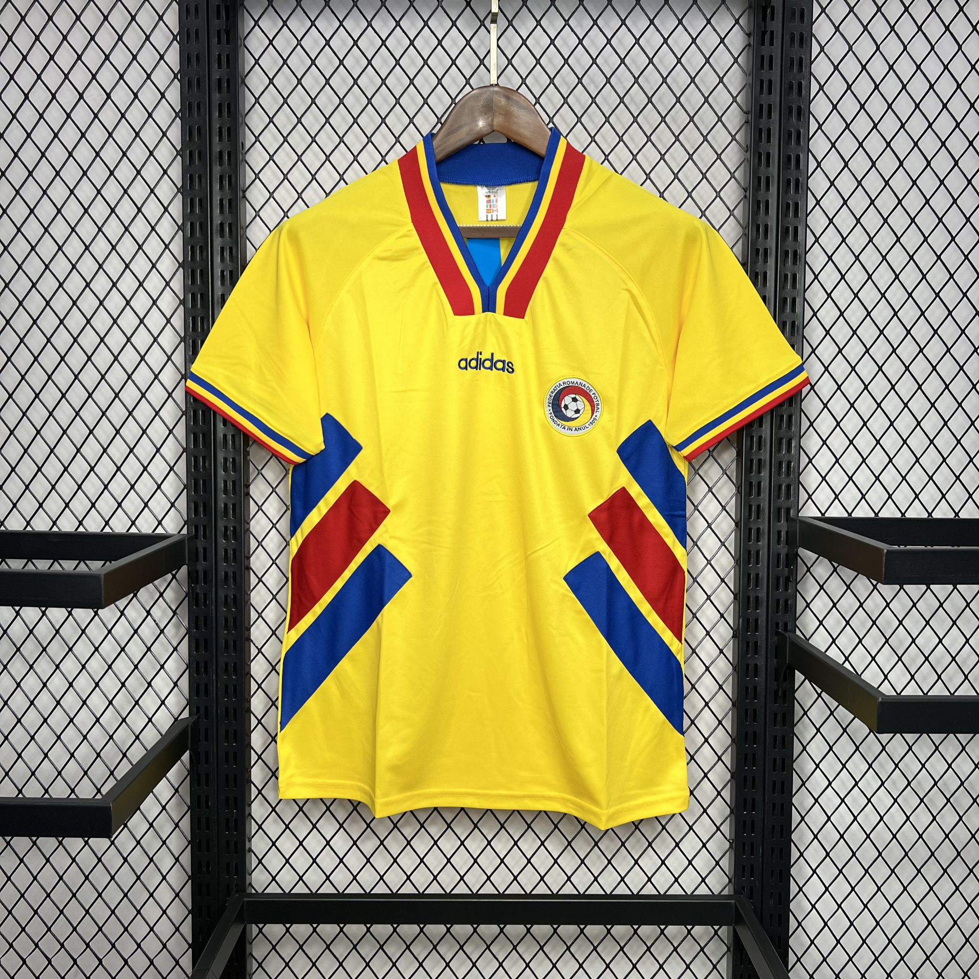 Romania 1994 Home Retro Jersey Romania 1994 Home Retro Jersey