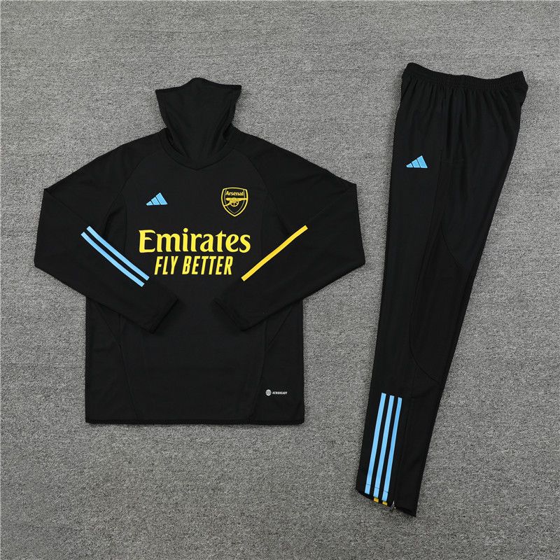 23-24 Arsenal black sweater tracksuit set 23-24 Arsenal black sweater tracksuit set