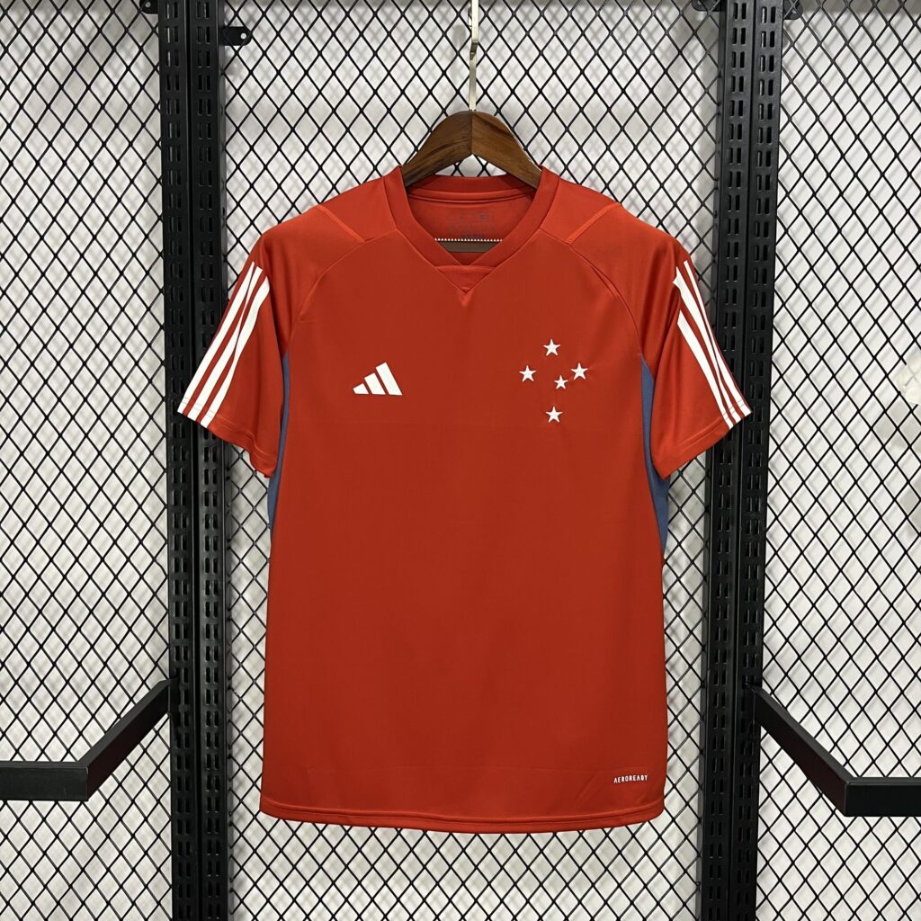 Cruzeiro 2024-25 Training Wear Red Jersey