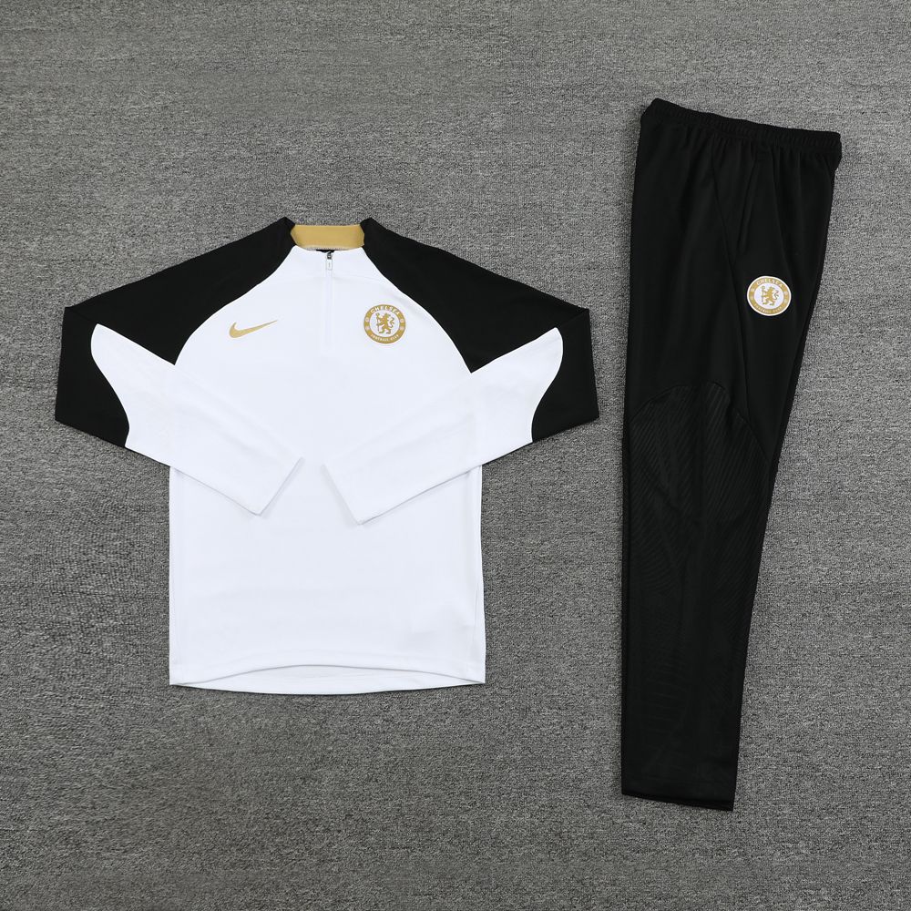 23-24 Chelsea white Sweater tracksuit set 23-24 Chelsea white Sweater tracksuit set