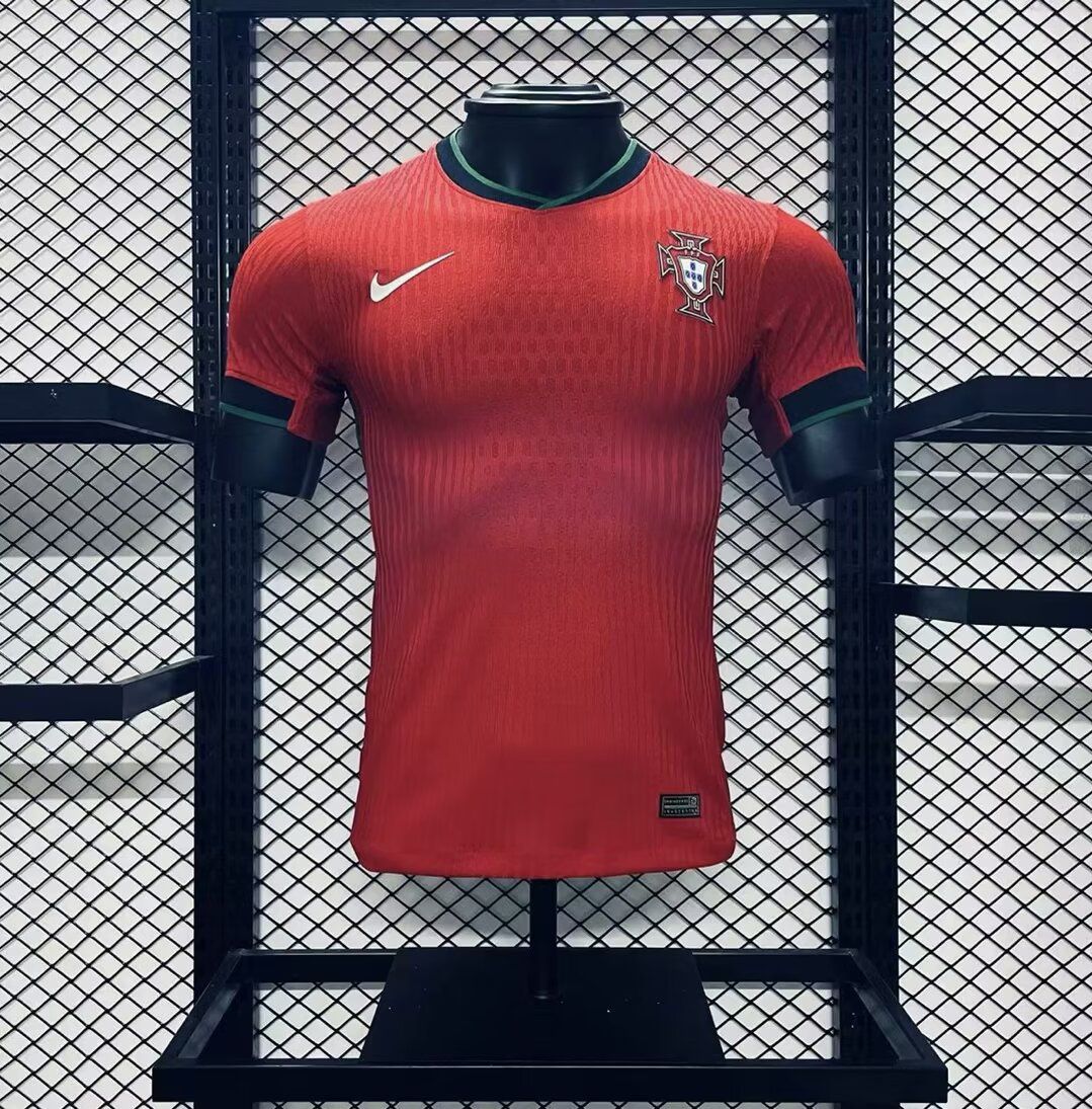 Portugal 2024-25 Euro Home Jersey Player Version