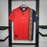 Spain 1996 Home Retro Jersey
