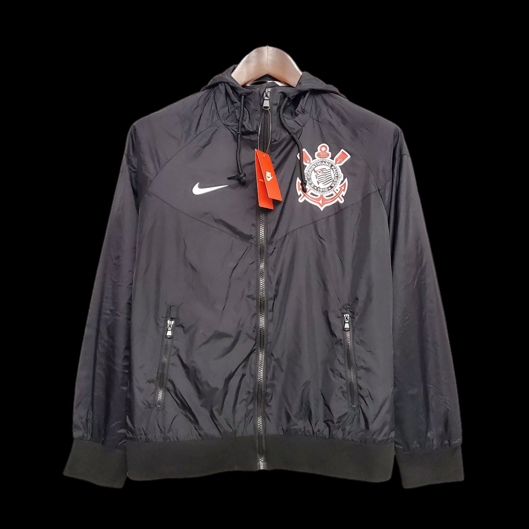Windbreaker Corinthians Black Windbreaker Corinthians Black