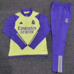 23-24 RM yellow purple Sweater tracksuit set