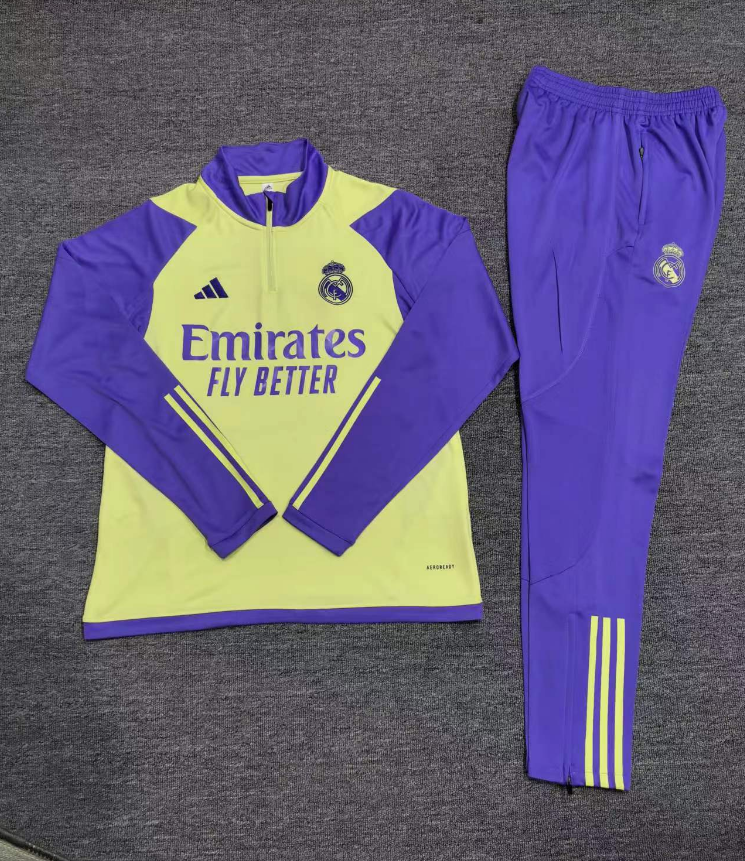 23-24 RM yellow purple Sweater tracksuit set 23-24 RM yellow purple Sweater tracksuit set