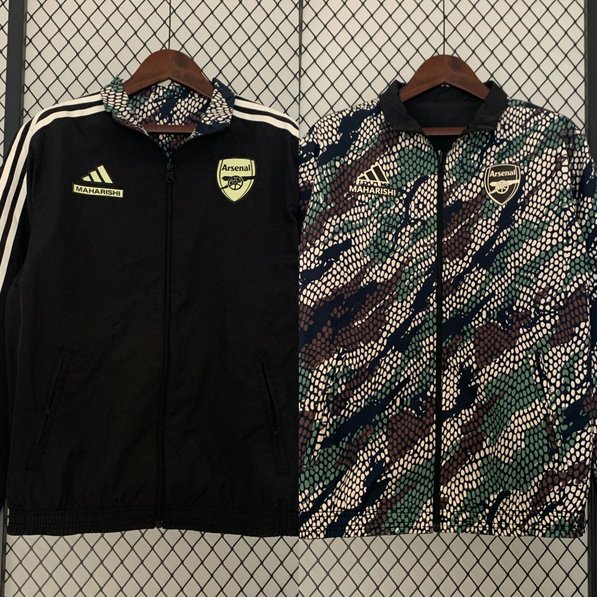 23-24 Arsenal Trench Coat Reversible