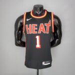 2018 BOSH#1 Heat Retro Night Black NBA Jersey