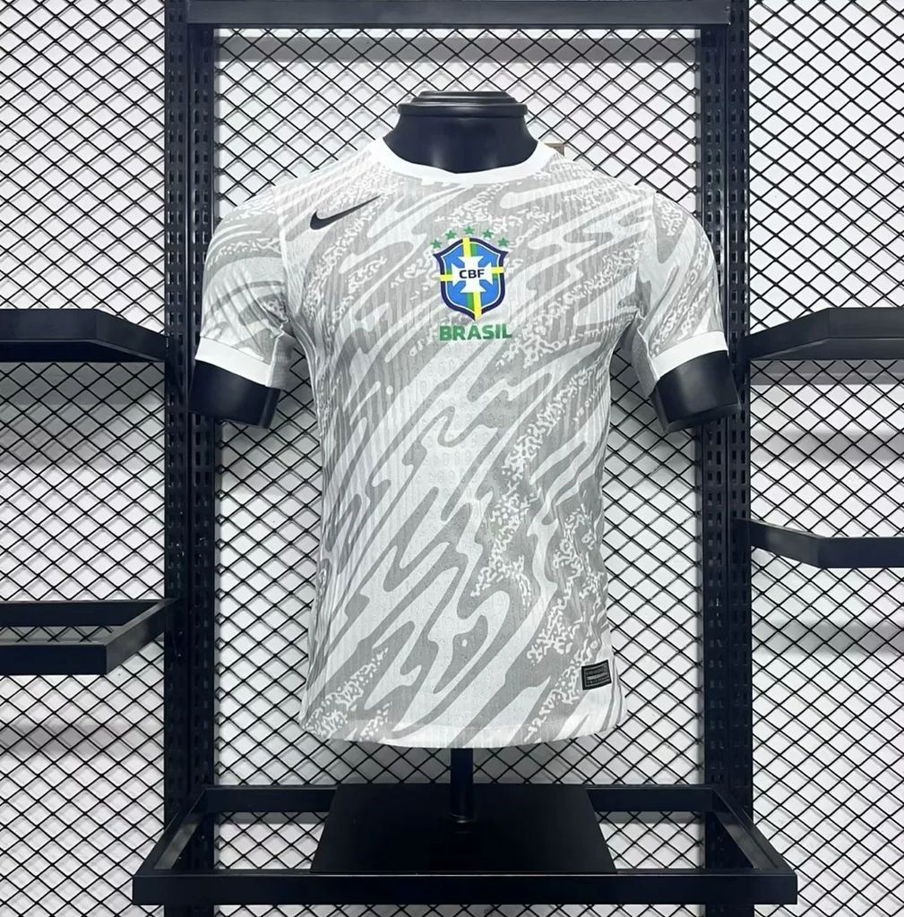 Brazil 2024-25 White Jersey– Player Versi