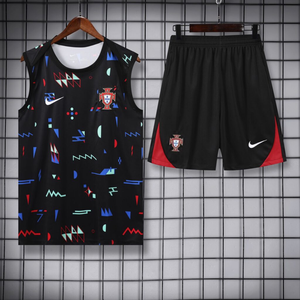 vest 24-25 Portugal black training vest set