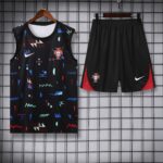 vest 24-25 Portugal black training vest set