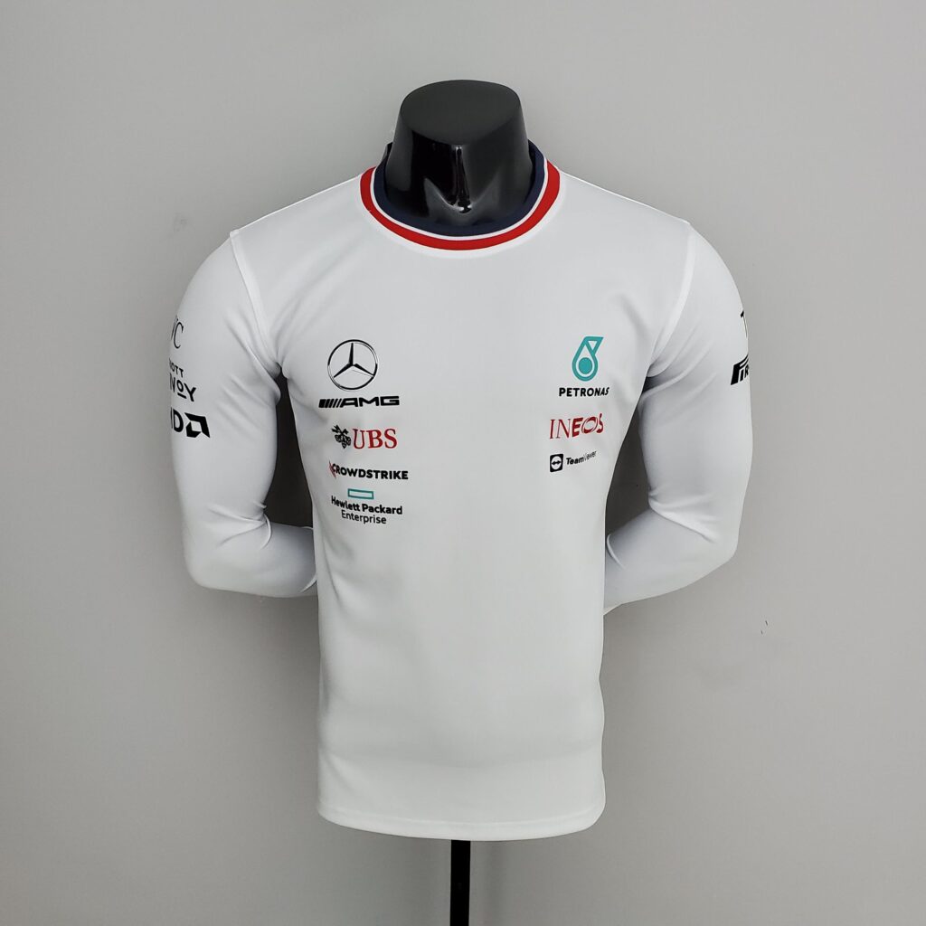 F1 Formula One 2022 Mercedes Long Sleeve White