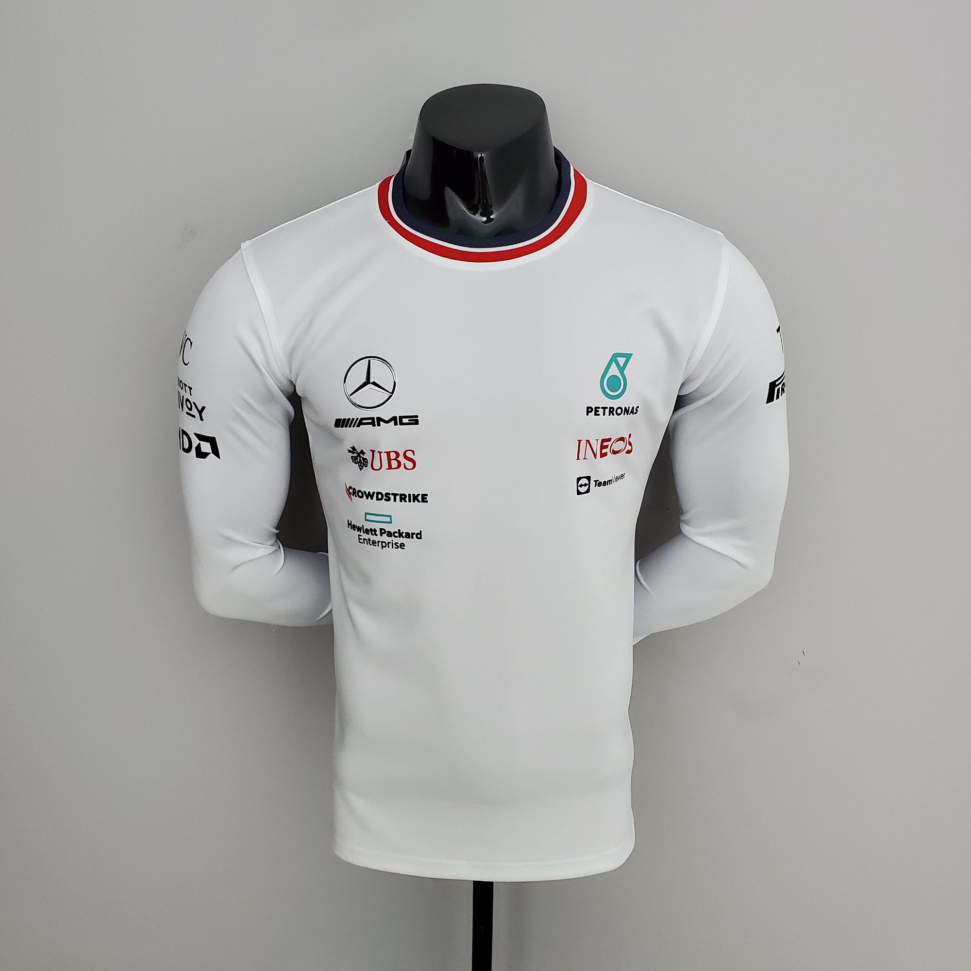 F1 Formula One 2022 Mercedes Long Sleeve White