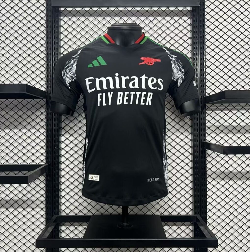 Arsenal 2024-25 Away Jersey Player Version