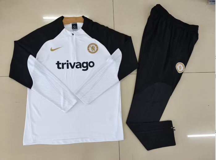 23-24 Chelsea white Sweater tracksuit set 23-24 Chelsea white Sweater tracksuit set