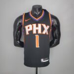 2021 BOOKER#1 Suns Black NBA Jersey