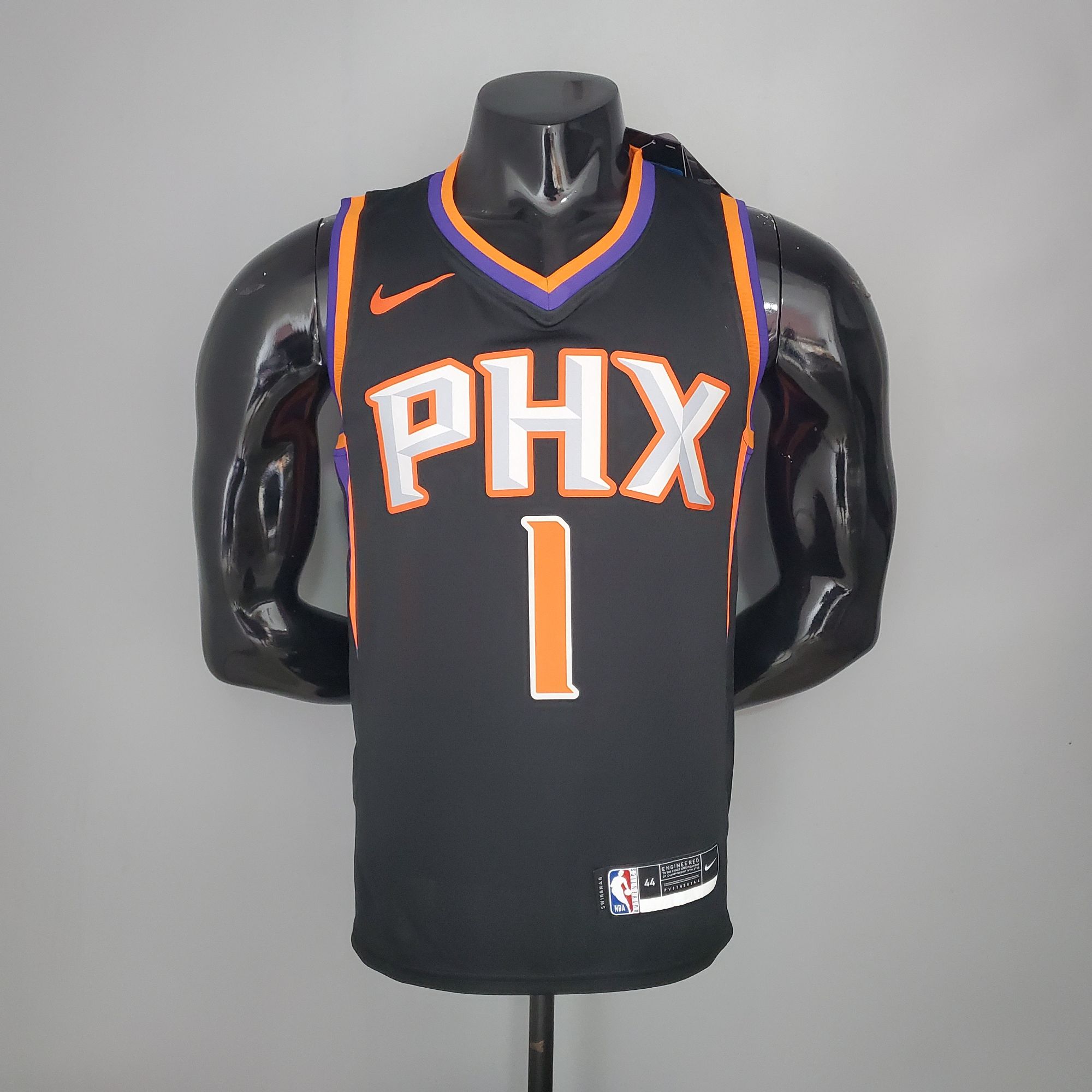 2021 BOOKER#1 Suns Black NBA Jersey 2021 BOOKER#1 Suns Black NBA Jersey