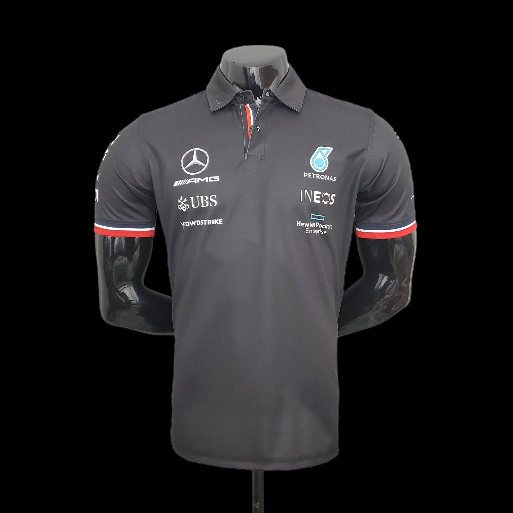 F1 Formula One racing suit; Mercedes POLO Black F1 Formula One racing suit; Mercedes POLO Black