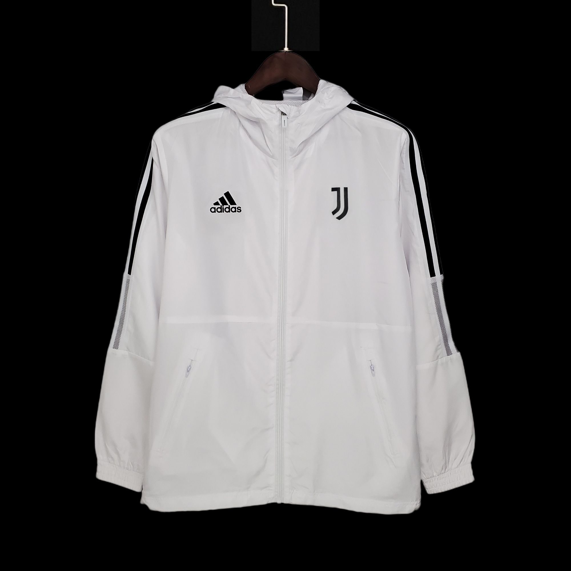 21-22 Windbreaker Juventus White 21-22 Windbreaker Juventus White
