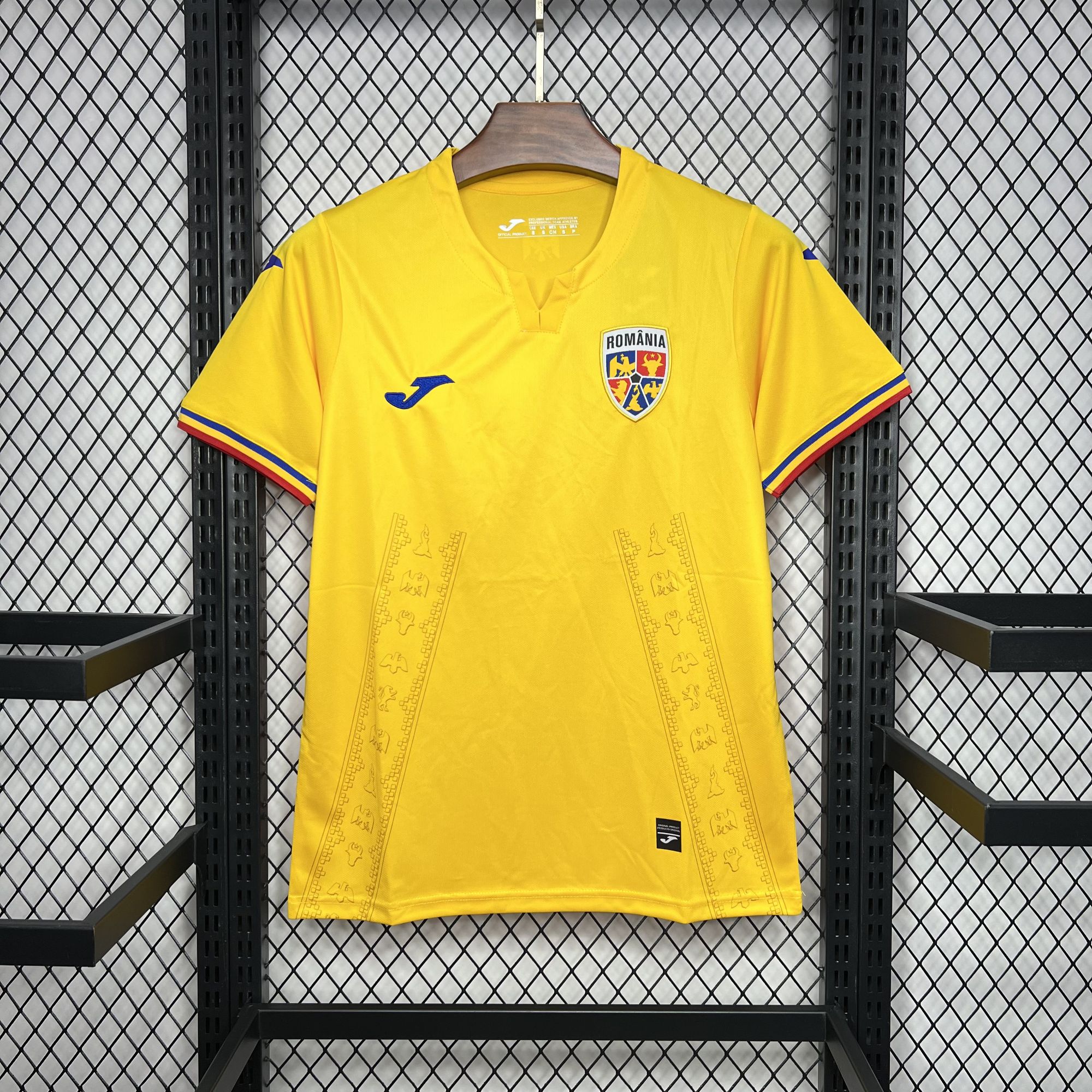 Romania 2024-25 Euro Home Jersey