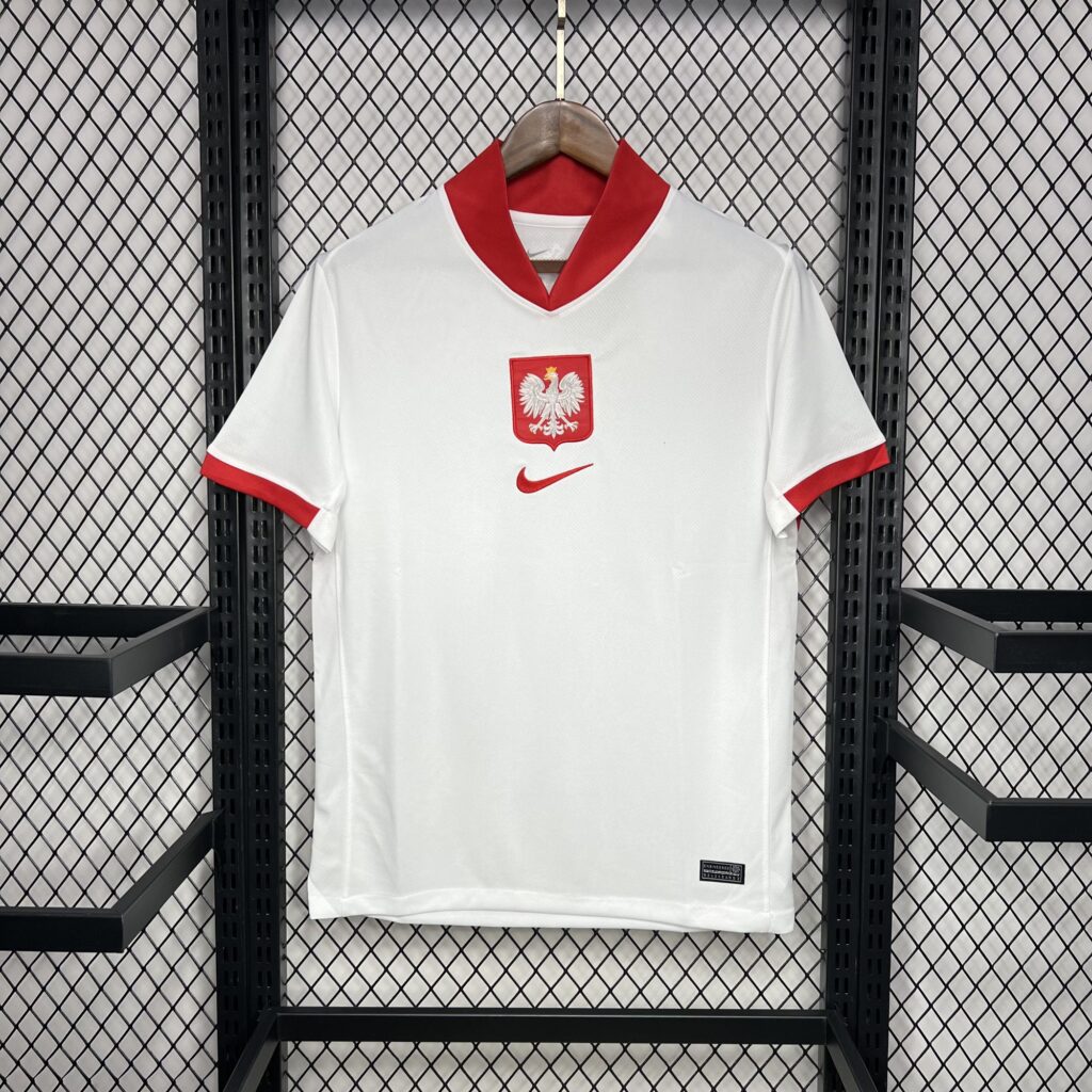 Poland 2024-25 Euro Home Jersey