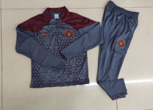 23-24 man city grey Sweater tracksuit set