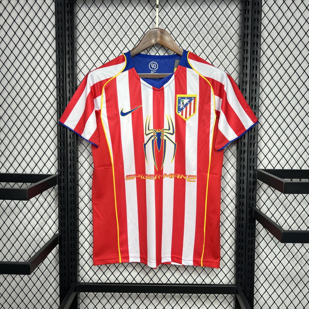 Atletico Madrid 2004-05 Home Retro Jersey
