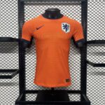 Netherlands 2024-25 Euro Home Jersey Player Version