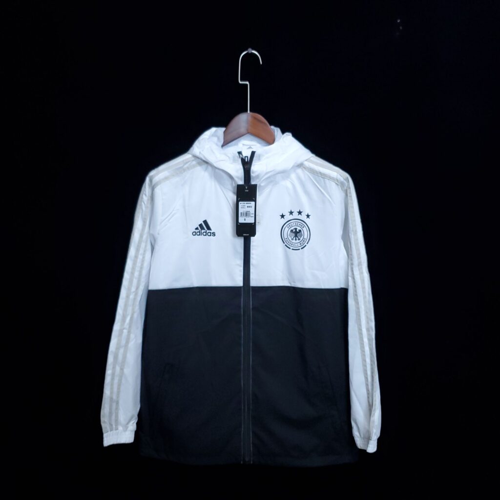 Windbreaker Germany white + black