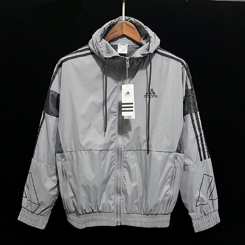 P30 Windbreaker Adidas Gray P30 Windbreaker Adidas Gray