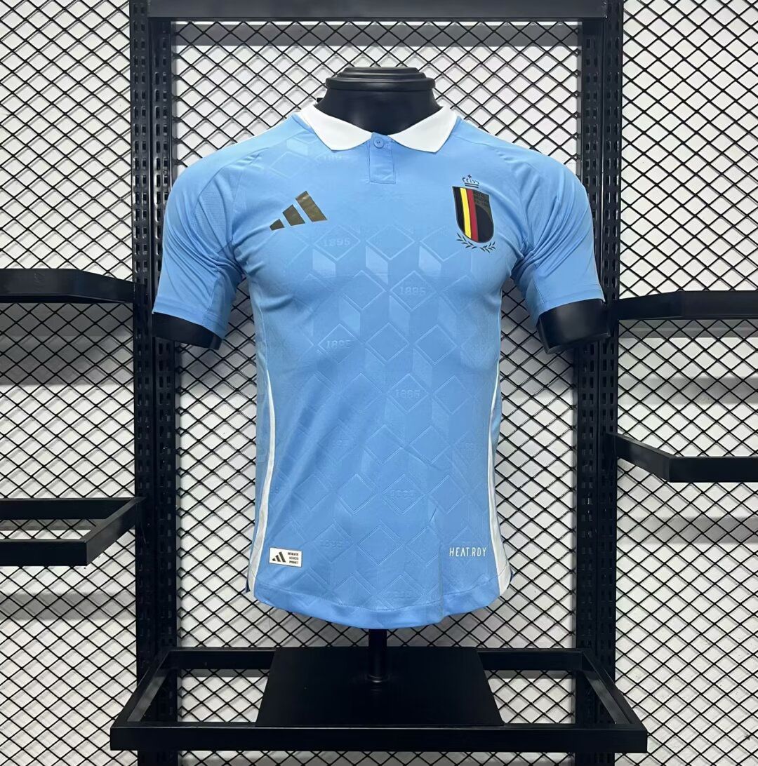 Belgium 2024-25 Euro Away Jersey Player Version