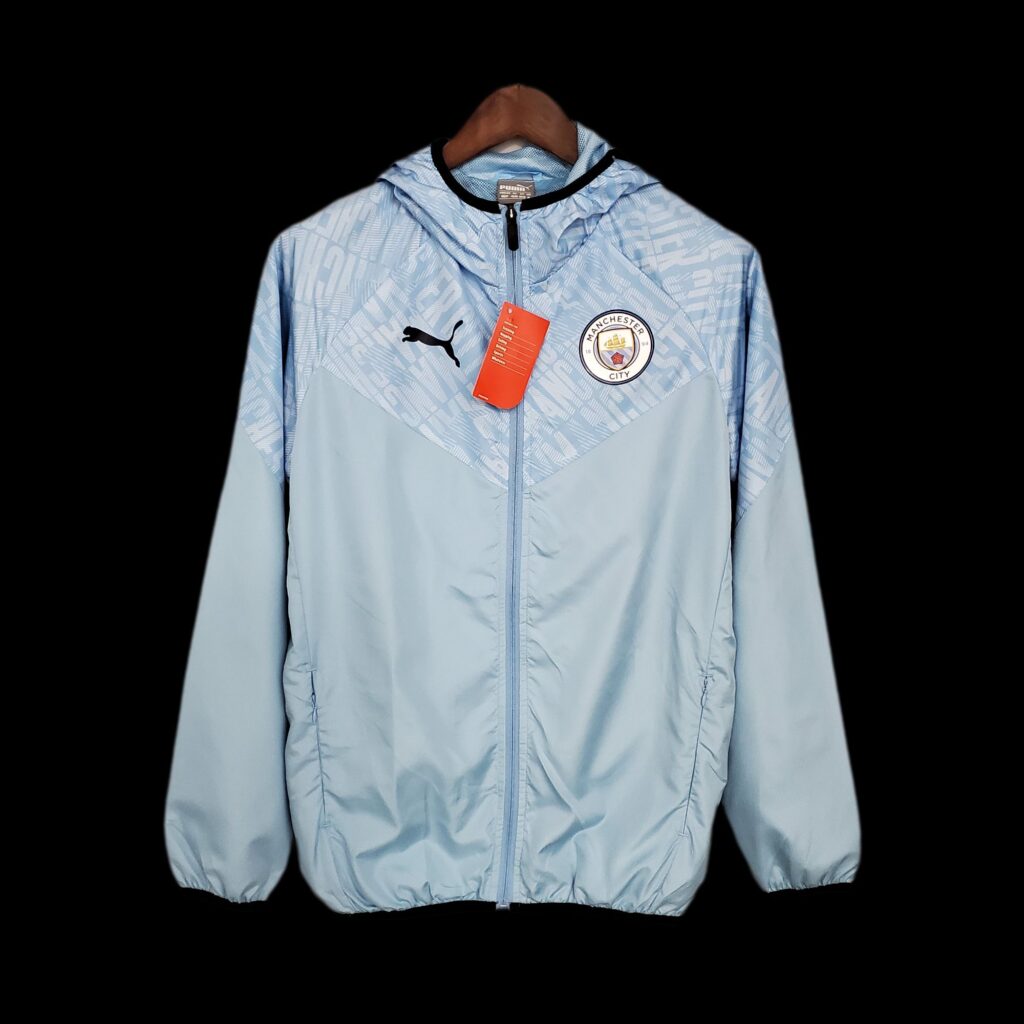 21-22 Windbreaker Manchester City blue