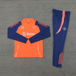 24-25 man u orange Sweater tracksuit set