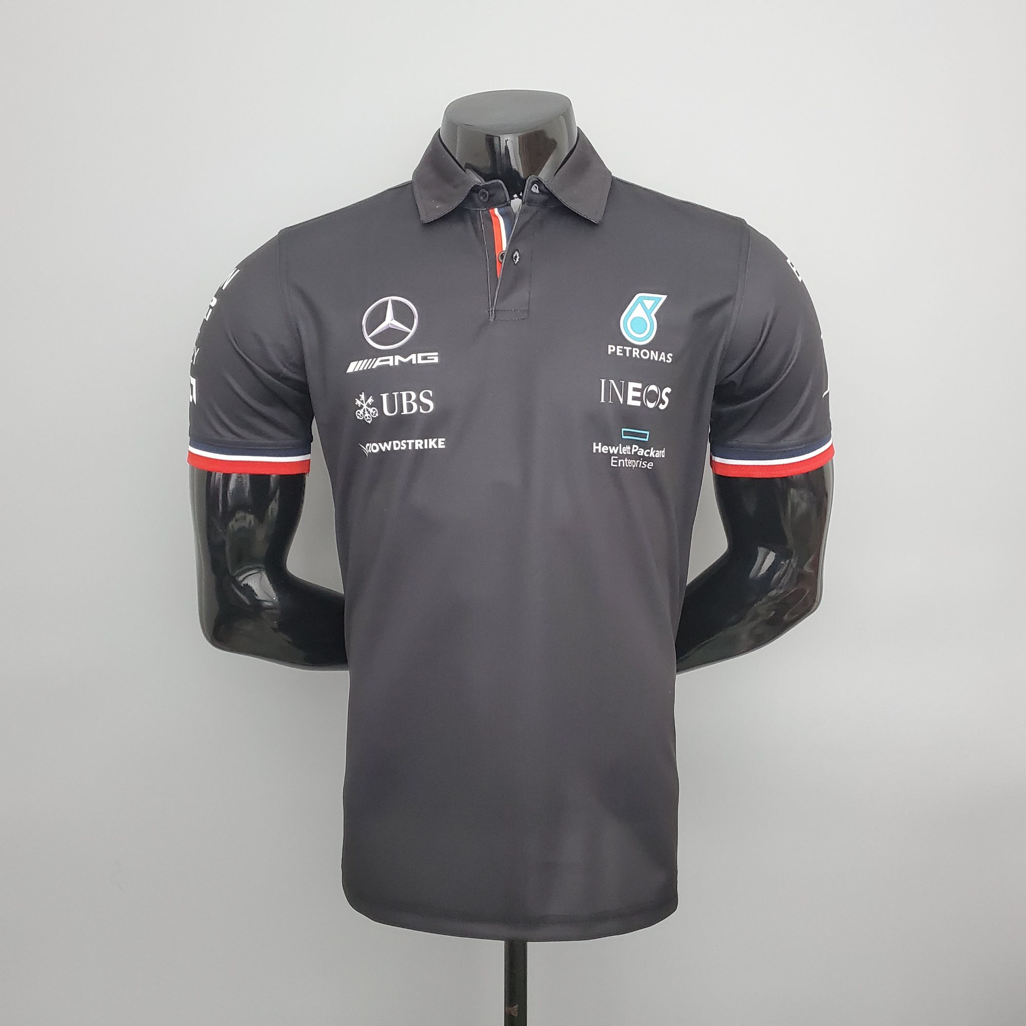 F1 Formula One racing suit; Mercedes POLO Black