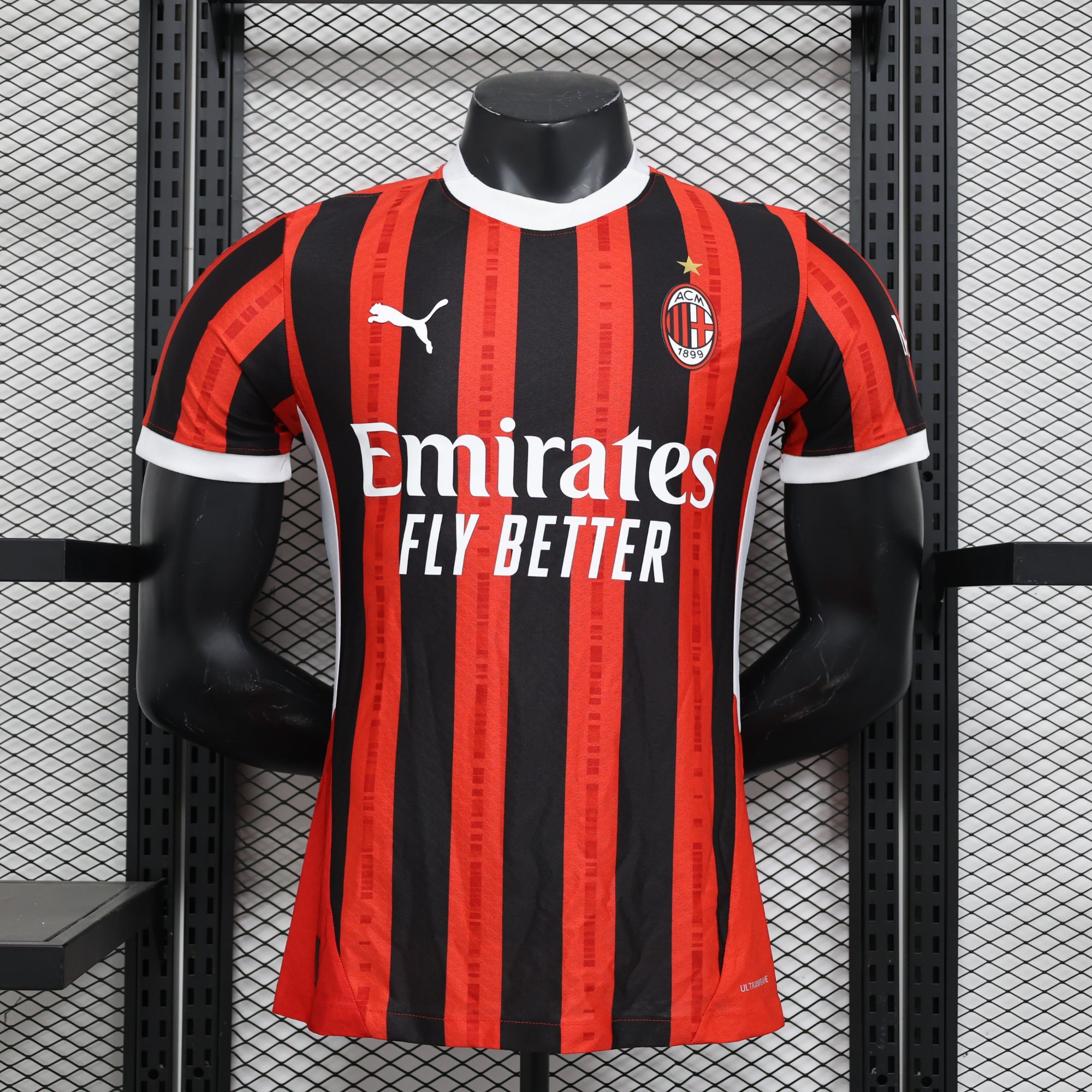 AC Milan 2024-25 Home Jersey Player Version
