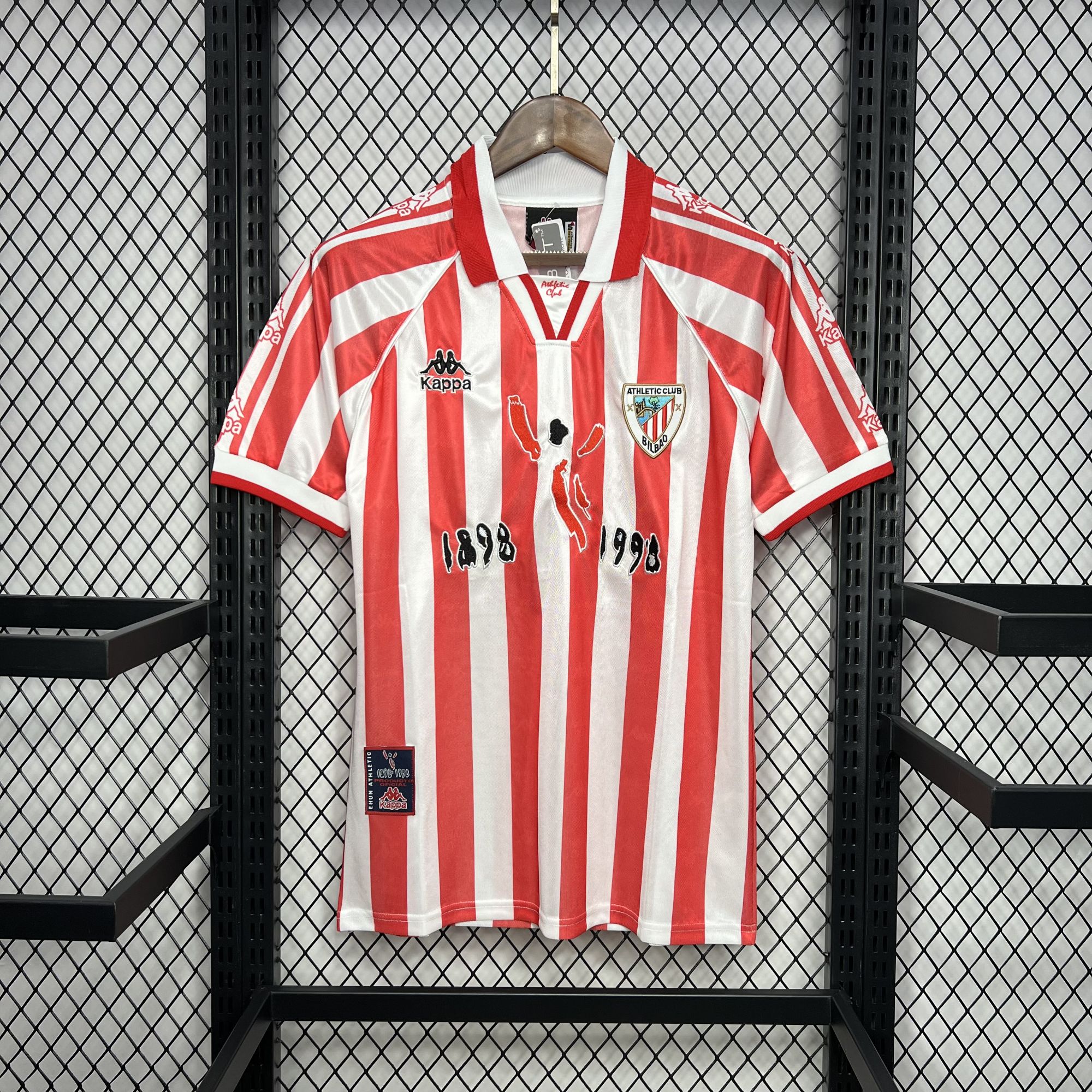 Athletic Bilbao 1997-98 Home Retro Jersey Athletic Bilbao 1997-98 Home Retro Jersey